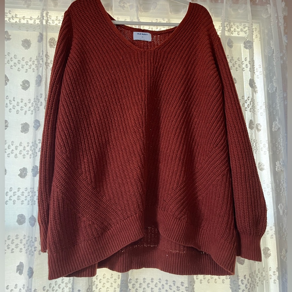 Rusted orange sweater
